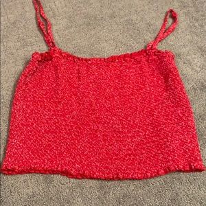 Red brandy Melville tank top